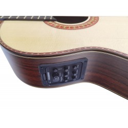 Antonio De Toledo Modelo F17 EQ Negra de Palo Santo con EQ fishman Con Cutaway ATF-17NE CUT