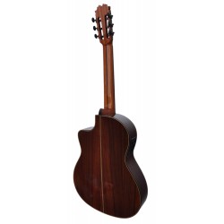 Antonio De Toledo Modelo F17 EQ Negra de Palo Santo con EQ fishman Con Cutaway ATF-17NE CUT
