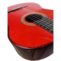 Antonio De Toledo Modelo F17 Negra de Palosanto teñido de rojo ATF-17NR