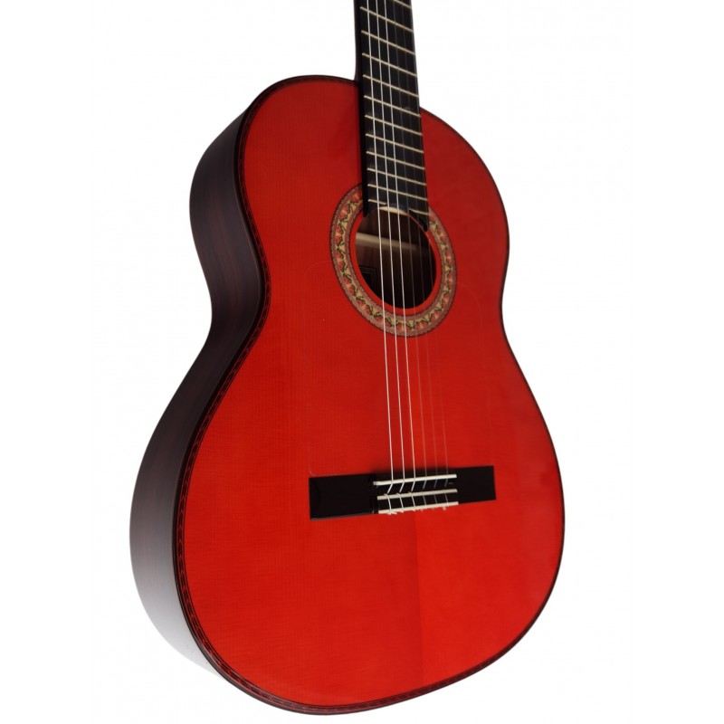 Antonio De Toledo Modelo F17 Negra de Palosanto teñido de rojo ATF-17NR