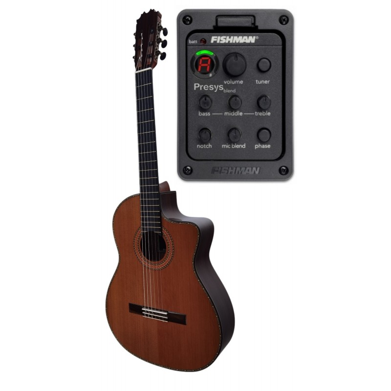 Antonio De Toledo Modelo E15 Cedro CEQ Fishman Con Cutaway AT-15CE Cut