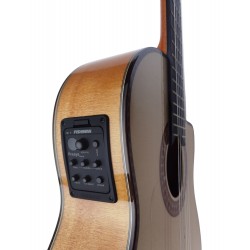 Antonio De Toledo Modelo F17 EQ Blanca de Cipres con EQ fishman Con Cutaway ATF-17BE CUT