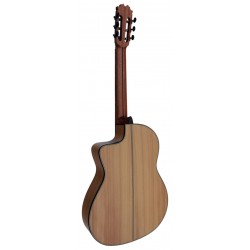 Antonio De Toledo Modelo F17 EQ Blanca de Cipres con EQ fishman Con Cutaway ATF-17BE CUT