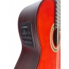 Antonio De Toledo Serie Legado Modelo AATF-17NRE CUT Negra de Palosanto teñido de rojo - Con Cutaway y Previo Fishman PSY-301