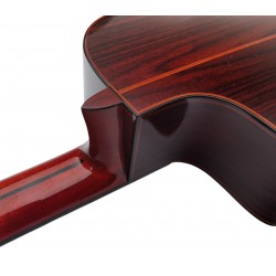 Antonio De Toledo Serie Legado Modelo AATF-17NRE CUT Negra de Palosanto teñido de rojo - Con Cutaway y Previo Fishman PSY-301