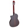Antonio De Toledo Serie Legado Modelo AATF-17NRE CUT Negra de Palosanto teñido de rojo - Con Cutaway y Previo Fishman PSY-301