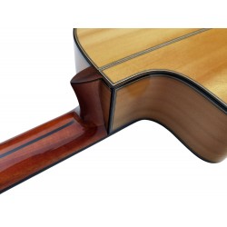 Antonio De Toledo Serie Legado Modelo AATF-17BE CUT Blanca de Cipres con EQ fishman Con Cutaway