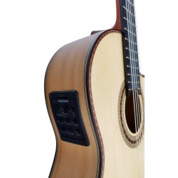 Antonio De Toledo Serie Legado Modelo AATF-17BE CUT Blanca de Cipres con EQ fishman Con Cutaway