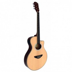 C331.646NMEQ  Guitarra Electroacustica  Baffin Mini Jumbo tipo APX de Sapeli y EQ con Afinador Acabado Brillo