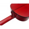 C320.580 Roja Guitarra Flamenca Vicente Tatay Tomas - Fondo de Sicomoro con Tapa de Abeto - Acabado Brillo Teñida de Rojo
