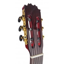 C320.590 Roja Guitarra Flamenca Vicente Tatay - Fondo de Sicomoro con Tapa Maciza de Abeto - Acabado Brillo Teñido de Rojo