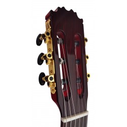 C320.590 Roja Guitarra Flamenca Vicente Tatay - Fondo de Sicomoro con Tapa Maciza de Abeto - Acabado Brillo Teñido de Rojo