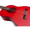 C320.590 Roja Guitarra Flamenca Vicente Tatay - Fondo de Sicomoro con Tapa Maciza de Abeto - Acabado Brillo Teñido de Rojo