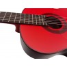 C320.590RS Roja Guitarra Flamenca Vicente Tatay - Fondo de Palosanto con Tapa Maciza de Abeto - Acabado Brillo Teñida de Rojo