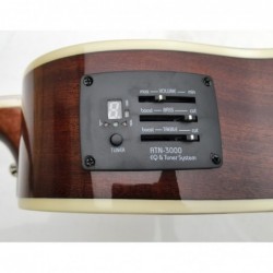 C331.646NMEQ  Guitarra Electroacustica  Baffin Mini Jumbo tipo APX de Sapeli y EQ con Afinador Acabado Brillo