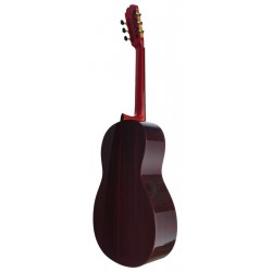 C320.590RS Roja Guitarra Flamenca Vicente Tatay - Fondo de Palosanto con Tapa Maciza de Abeto - Acabado Brillo Teñida de Rojo