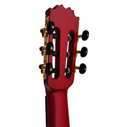 C320.590RS Roja Guitarra Flamenca Vicente Tatay - Fondo de Palosanto con Tapa Maciza de Abeto - Acabado Brillo Teñida de Rojo
