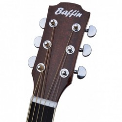 C331.646NMEQ  Guitarra Electroacustica  Baffin Mini Jumbo tipo APX de Sapeli y EQ con Afinador Acabado Brillo