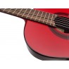 C320.580RS Roja Guitarra Flamenca Vicente Tatay - Fondo de Palosanto con Tapa de Abeto - Acabado Brillo Teñida de Rojo
