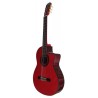 C320.580RS CEQ Roja Guitarra Flamenca Vicente Tatay Tomas - Fondo de Palosanto con Tapa de Abeto - Amplificada con Cutaway