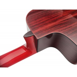C320.580RS CEQ Roja Guitarra Flamenca Vicente Tatay Tomas - Fondo de Palosanto con Tapa de Abeto - Amplificada con Cutaway