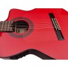 C320.590 RS CEQ Roja Guitarra Flamenca Vicente Tatay - Fondo de Palosanto Tapa Maciza de Abeto - EQ Fishman PSY-301 y Cutaway
