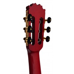 C320.590 RS CEQ Roja Guitarra Flamenca Vicente Tatay - Fondo de Palosanto Tapa Maciza de Abeto - EQ Fishman PSY-301 y Cutaway