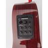 C320.590 RS CEQ Roja Guitarra Flamenca Vicente Tatay - Fondo de Palosanto Tapa Maciza de Abeto - EQ Fishman PSY-301 y Cutaway