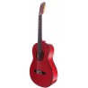 C320.580 Roja Guitarra Flamenca Vicente Tatay Tomas - Fondo de Sicomoro con Tapa de Abeto - Acabado Brillo Teñida de Rojo