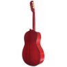 C320.580 Roja Guitarra Flamenca Vicente Tatay Tomas - Fondo de Sicomoro con Tapa de Abeto - Acabado Brillo Teñida de Rojo