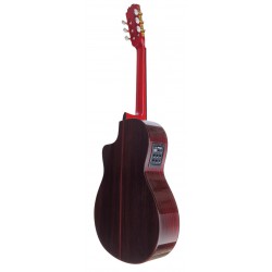 C320.580RS CEQ Roja Guitarra Flamenca Vicente Tatay Tomas - Fondo de Palosanto con Tapa de Abeto - Amplificada con Cutaway