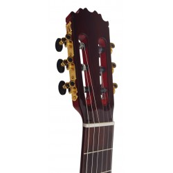 C320.590 CEQ Roja Guitarra Flamenca Vicente Tatay - Fondo de Sicomoro con Tapa Maciza de Abeto - EQ Fishman PSY-301 y Cutaway