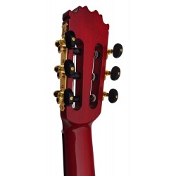C320.590 CEQ Roja Guitarra Flamenca Vicente Tatay - Fondo de Sicomoro con Tapa Maciza de Abeto - EQ Fishman PSY-301 y Cutaway