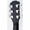 C331.646EQBK Guitarra Electroacustica Baffin Mini Jumbo tipo APX NEGRA Amplificada y previo con Afinador Acabado Brillo