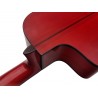C320.580 CEQ Roja  Guitarra Flamenca Vicente Tatay - Fondo de Sicomoro con Tapa de Abeto - Amplificada con Cutaway