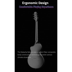 Guitarra Electrica Natasha Nebula con Efectos y Bluetooth