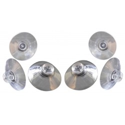 C303.099 - Seis ventosas de recambio para soporte de guitarra clasica y flamenca Rondine. Juego de 6 Ventosas para 2 recambios.
