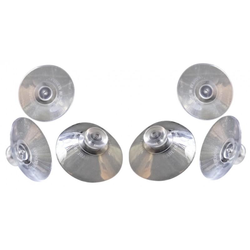 C303.099 - Seis ventosas de recambio para soporte de guitarra clasica y flamenca Rondine. Juego de 6 Ventosas para 2 recambios.