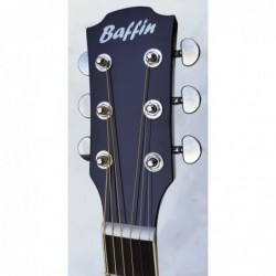 C331.646EQBL Guitarra Electroacustica Baffin Mini Jumbo tipo APX  AZUL Amplificada y previo con Afinador