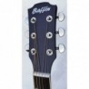 C331.646EQBL Guitarra Electroacustica Baffin Mini Jumbo tipo APX  AZUL Amplificada y previo con Afinador