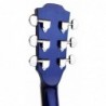 C331.646EQBL Guitarra Electroacustica Baffin Mini Jumbo tipo APX  AZUL Amplificada y previo con Afinador