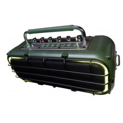 Amplificador Egmond EA-204 con Bateria hasta 16 horas y LEDS - 2 Altavoces de 6.5" - Ampli 480W MAX 120W RMS- Bluetooth