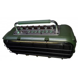 Amplificador Egmond EA-204 con Bateria hasta 16 horas y LEDS - 2 Altavoces de 6.5" - Ampli 480W MAX 120W RMS- Bluetooth