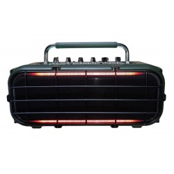 Amplificador Egmond EA-204 con Bateria hasta 16 horas y LEDS - 2 Altavoces de 6.5" - Ampli 480W MAX 120W RMS- Bluetooth
