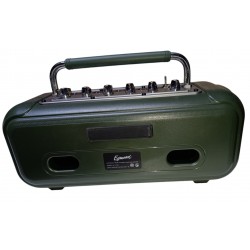 Amplificador Egmond EA-204 con Bateria hasta 16 horas y LEDS - 2 Altavoces de 6.5" - Ampli 480W MAX 120W RMS- Bluetooth