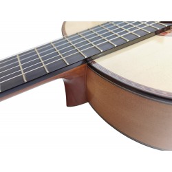 Antonio de Toledo ATF-17B – Guitarra Flamenca Blanca de Cipres en Brillo y Color Natural