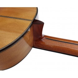 Antonio de Toledo ATF-17B – Guitarra Flamenca Blanca de Cipres en Brillo y Color Natural