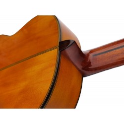 ATF-17BA (Ambar) Antonio De Toledo Guitarra Flamenca Blanca de Cipres - Acabado Brillo y Color Miel