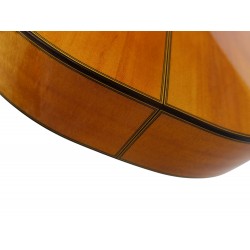 ATF-17BA (Ambar) Antonio De Toledo Guitarra Flamenca Blanca de Cipres - Acabado Brillo y Color Miel