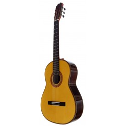 ATF-17NA (Ambar) Antonio De Toledo Guitarra Flamenca Negra de Palosanto - Acabado Brillo y Color Miel